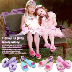 img 1 attached to 👑 Sparkle Your Little Princess with ENJOYBOT Princess Dress Shoes Jewelry