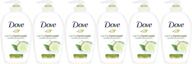 🥒 dove caring hand wash, fresh touch cucumber & green tea, 8.45 fluid ounces (pack of 6) logo