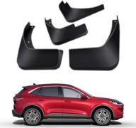 🚗 topgril mud flaps kit for ford escape 2020-2021: guards against mud and splashes - front and rear 4-pc set logo