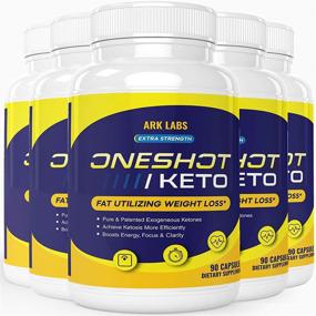img 1 attached to 🔥 5-Pack One Shot Keto Pills - Advanced Formula Fat Burning Supplement (450 Capsules) - As Seen on TV