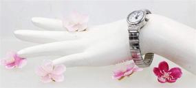 img 2 attached to Ladies Classic Dainty Stretch Watch Oval