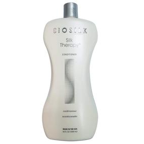 img 1 attached to 🧴 34oz Bundle of Biosilk Silk Therapy Shampoo and Conditioner with Two Pump Dispensers