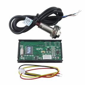 img 3 attached to 🔢 DIGITEN 4-Digit Green LED Tachometer with RPM Speed Meter and Hall Proximity Switch Magnet Sensor NPN, Ideal for Lathe and Conveyor Belt Applications