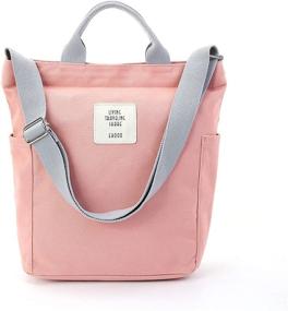 img 4 attached to 👜 Универсальные плечевые сумки и кошельки-перекладины для женщин - Worldlyda Pockets Shopper в стиле хобо