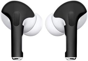img 4 attached to APSkin Skins for Apple AirPod Pro: Stylish Matte Black Vinyl Wraps for Protection & Customization – Air Pod Pro Accessories