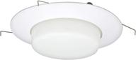 🚿 6-inch opal milky glass lens trim with 8-inch plastic ring- waterproof shower light cover, ul listed for wet locations- ideal for balconies, patios, kitchens, laundry rooms and bathrooms логотип