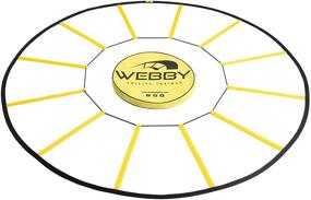 img 4 attached to Enhance Footwork Skills with the Webby Agility Trainer - Revolutionizing Movement with the Circle Speed and Agility Ladder