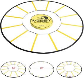 img 2 attached to Enhance Footwork Skills with the Webby Agility Trainer - Revolutionizing Movement with the Circle Speed and Agility Ladder