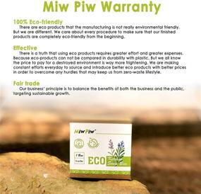 img 2 attached to 🧼 Miw Piw Vegan Dish Soap Bar - Large 6 Ounce - Clean, Safe, and Fragrance-Free - Zero Waste Kitchen Dishwashing Solid Soap (Pack of 2)