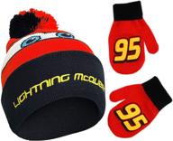 🧤 disney toddler lightning mcqueen mittens: boys' perfect winter accessories! logo