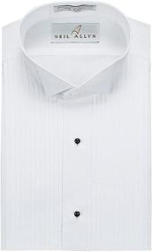 img 2 attached to 👔 Cotton Collar Men's Clothing: Neil Allyn Tuxedo Shirts