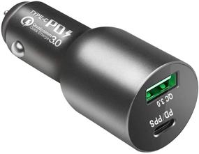 img 4 attached to 🔌 ABCOOL USB C PD PPS Car Charger - 84W Dual Port Fast Charging Adapter with 60W Power Delivery for MacBook Pro/Air, iPad Pro, iPhone, Samsung Galaxy, Ultrabook Laptop, Notebook - 24W QC3 for Android