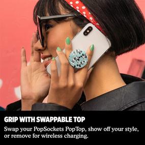 img 1 attached to PopSockets: PopGrip с возможностью замены верхней части для телефонов и аксессуаров, снабженный принадлежностями и аксессуарами для мобильных телефонов