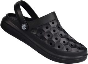 img 4 attached to Joybees Varsity Clog: Stylish Black Shoes for Women and Men - Mules & Clogs