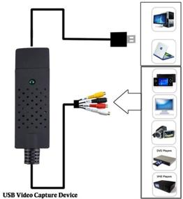 img 3 attached to Преобразователь видео аудио c ленточного VHS видео на DVD через USB digi карта захвата видео