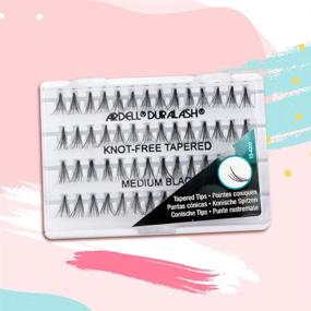 img 1 attached to 💄 Enhance Your Beauty with Ardell Soft Touch Individuals False Eyelashes in Medium Black - 4 Pack