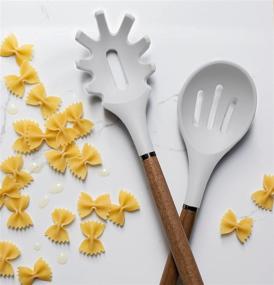 img 1 attached to 🍳 Efficient Cooking and Baking with Country Kitchen 8 pc Non Stick Silicone Utensil Set - White