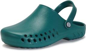 img 4 attached to Sandals Support Breathable Lightweight Slippers Men's Shoes for Mules & Clogs