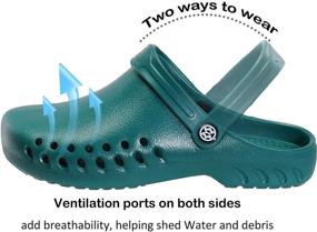 img 1 attached to Sandals Support Breathable Lightweight Slippers Men's Shoes for Mules & Clogs