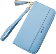 cyanb wallets tassel bifold wristlet women's handbags & wallets for wallets logo