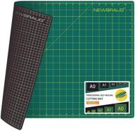 🔍 18&#39;&#39; x 24&#39;&#39; newbraug perfect self healing cutting mat - non-slip gridded rotary cutting board for quilting, sewing, crafts, fabric & scrapbooking (green/black) logo