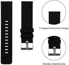 img 3 attached to Compatible Breathable Replacement Wristband QINMU64007