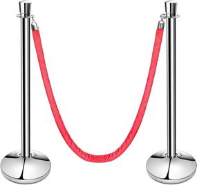 img 4 attached to 🚧 New Star Foodservice 54743 Crowd Control Stanchions