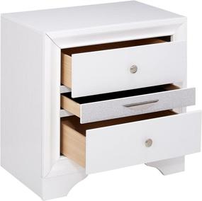 img 2 attached to 🛏️ Naima White Nightstand by ACME