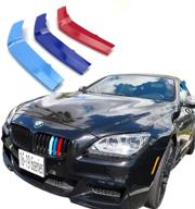 🚗 lanyun f06 f12 f13 grill grill stripes insert trim m color 16-19 6 series accessories 640i 650i: enhance style and performance with 9 beam upgrades logo