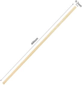 img 3 attached to 🎋 100PCS of Favordrory 15.7-Inch Extra Long Natural Bamboo Sticks - Strong Bamboo Crafting Sticks, Ideal for Curving