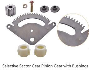 img 1 attached to Повышение производительности с помощью набора Labwork Selective Sector Gear Pinion Gear Kit для John Deere L118, L120, L130