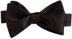 img 1 attached to David Donahue Basic Silk Bow Men's Accessories