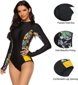 img 2 attached to 👙 Zando: Ultimate Swimsuit Protection for Women's Bathing, Surfing, Clothing, and Cover Ups