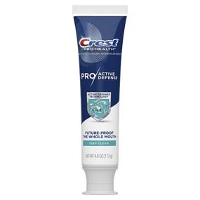 img 2 attached to 🦷 Паста для зубов Crest Pro-Health Pro, Active Defense Deep Clean, 4,0 унции, упаковка из 3: Разбудите свою стоматологическую защиту!