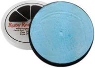 ruby red paint face turquoise logo
