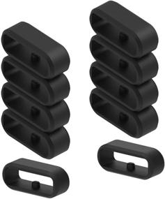 img 1 attached to 🔗 RuenTech Fastener Ring for Garmin Vivoactive 3 / Vivoactive 3 Music / Vivomove/ Vivomove HR Bands - Silicone Connector Security Loop Replacement (Pack of 11)