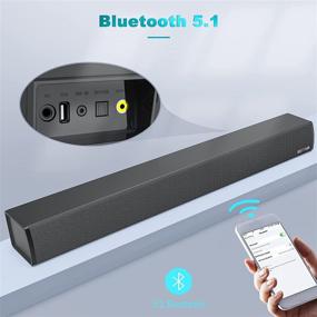img 1 attached to 🔊 Adjustable Bluetooth Wireless BESTISAN Soundbar for Enhanced Audio Experience