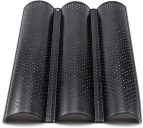 img 2 attached to Fasmov Nonstick Perforated Baguette Cooking Kitchen & Dining for Bakeware