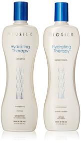 img 2 attached to Biosilk Hydrate Therapy Shampoo and Conditioner - 2 Pack