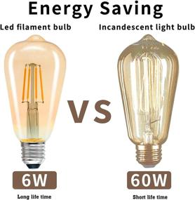 img 2 attached to 💡 Efficient Edison Vintage Bulb - Non-Dimmable Energy Equivalent