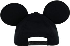 img 2 attached to 🖤 Black Disney Youth Mickey Peeking Ear Hat - Enhance your SEO