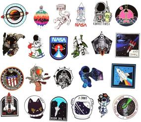 img 3 attached to 🚀 Spaceman Decor Stickers: Waterproof, Ideal for Skateboards and Snowboards