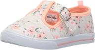 carters lorna casual t-strap toddler girls' flats shoes logo