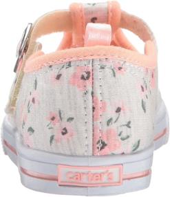 img 2 attached to Carters Lorna Casual T-Strap Toddler Girls' Flats Shoes