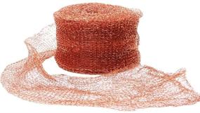 img 4 attached to 🔧 Haierc Copper Mesh DIY Pure Copper Hole Filler: Effective 100% Copper Roll - 5" X 50FT
