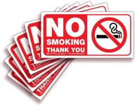 🚭 clear & bold no smoking sign sticker for your home logo