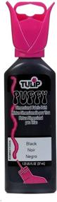 img 1 attached to 🌷 Tulip Puffy 3D Fabric Paint - 1.25 Ounces, Color: Black