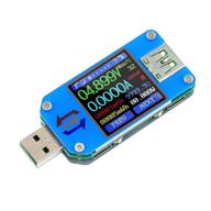 🔌 high-performance usb power meter: drok um25, for testing type c voltage & current, lcd display, 4-24v 5a, usb tester multimeter. ideal for examining charger cable speed, power bank capacity & qc 2.0 3.0. logo