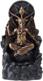 img 4 attached to 🐐 Bronze Baphomet Backflow Incense Burner by Nemesis Now - 24cm