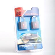 ultimate security: safe skies charcoal tsa recognized padlocks for secure travel and luggage protection logo